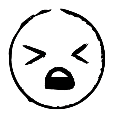 Frown smiley face