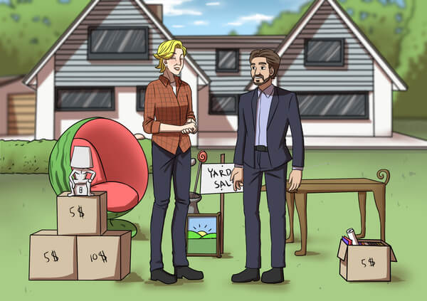 Yard sale story picture